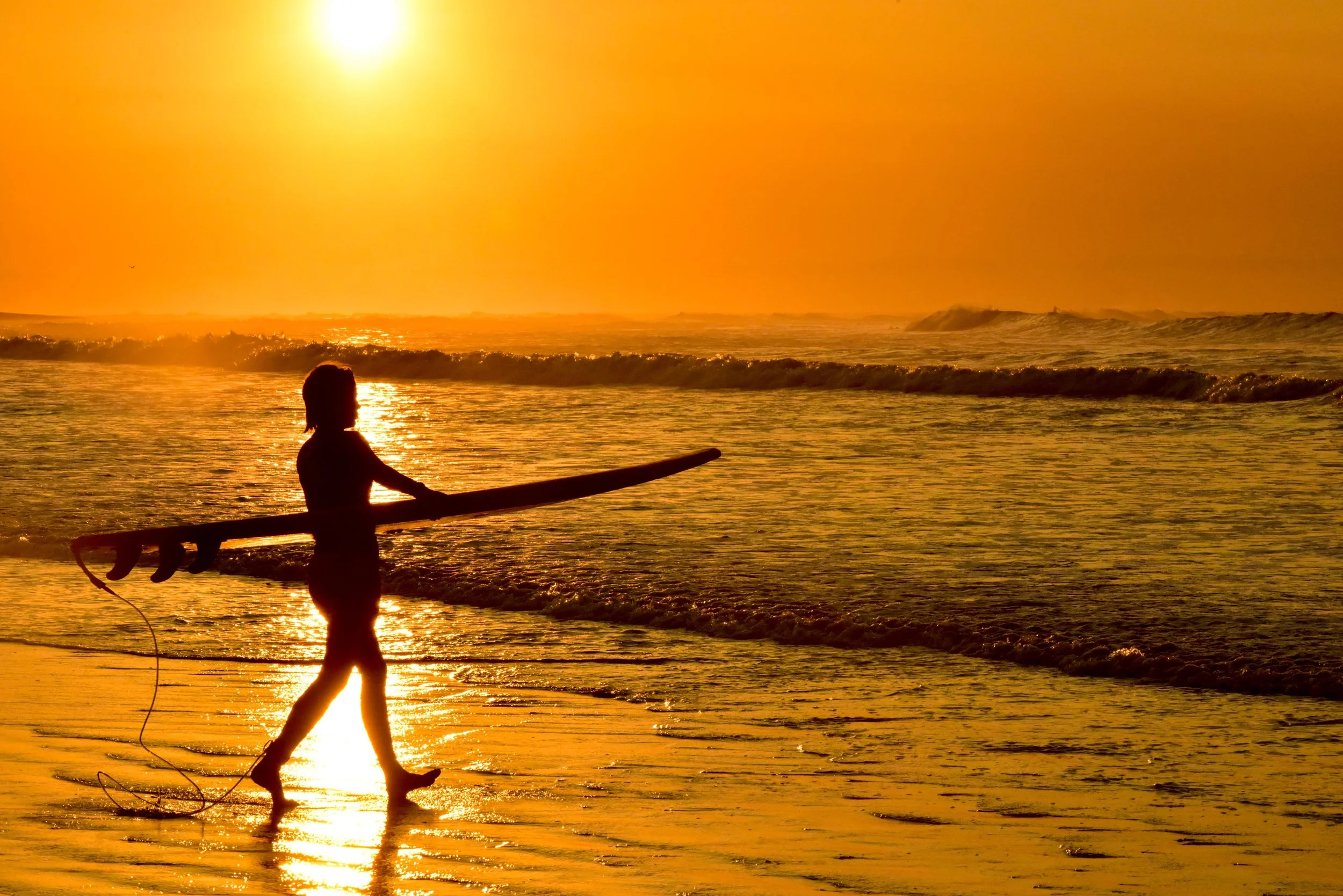 sunsets, surfboards, and S A N S A R A await ..