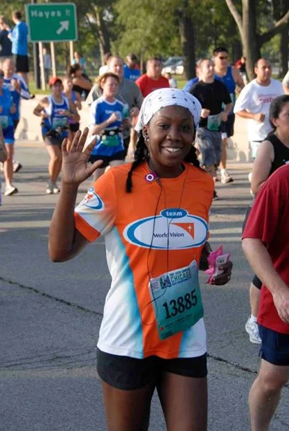 100 Miles Dani running the marathon.jpg