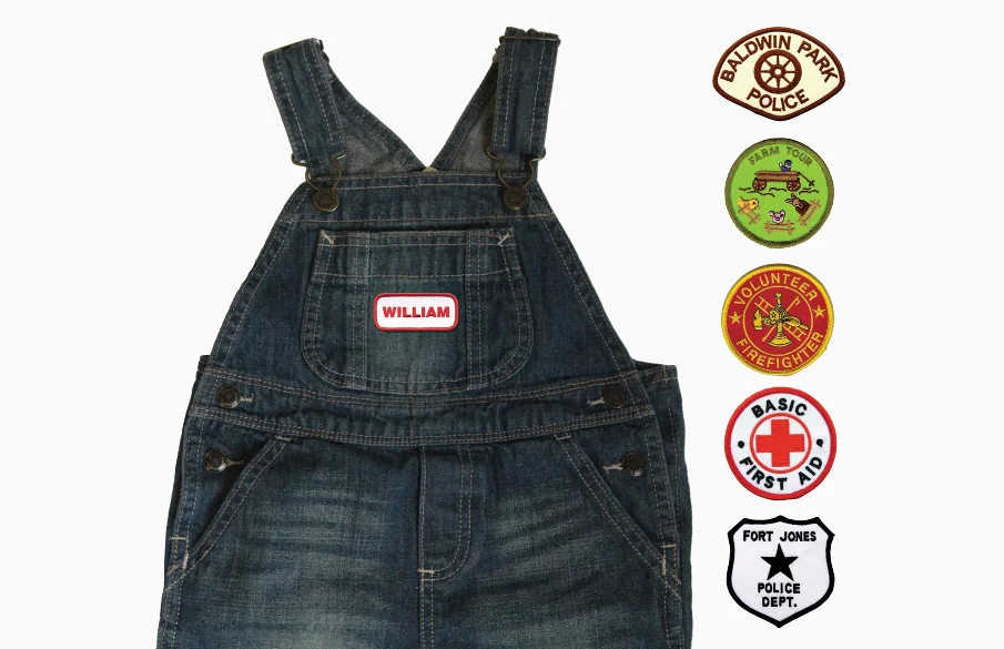 Velcro patches allow kids to quickly change what they want to be. 