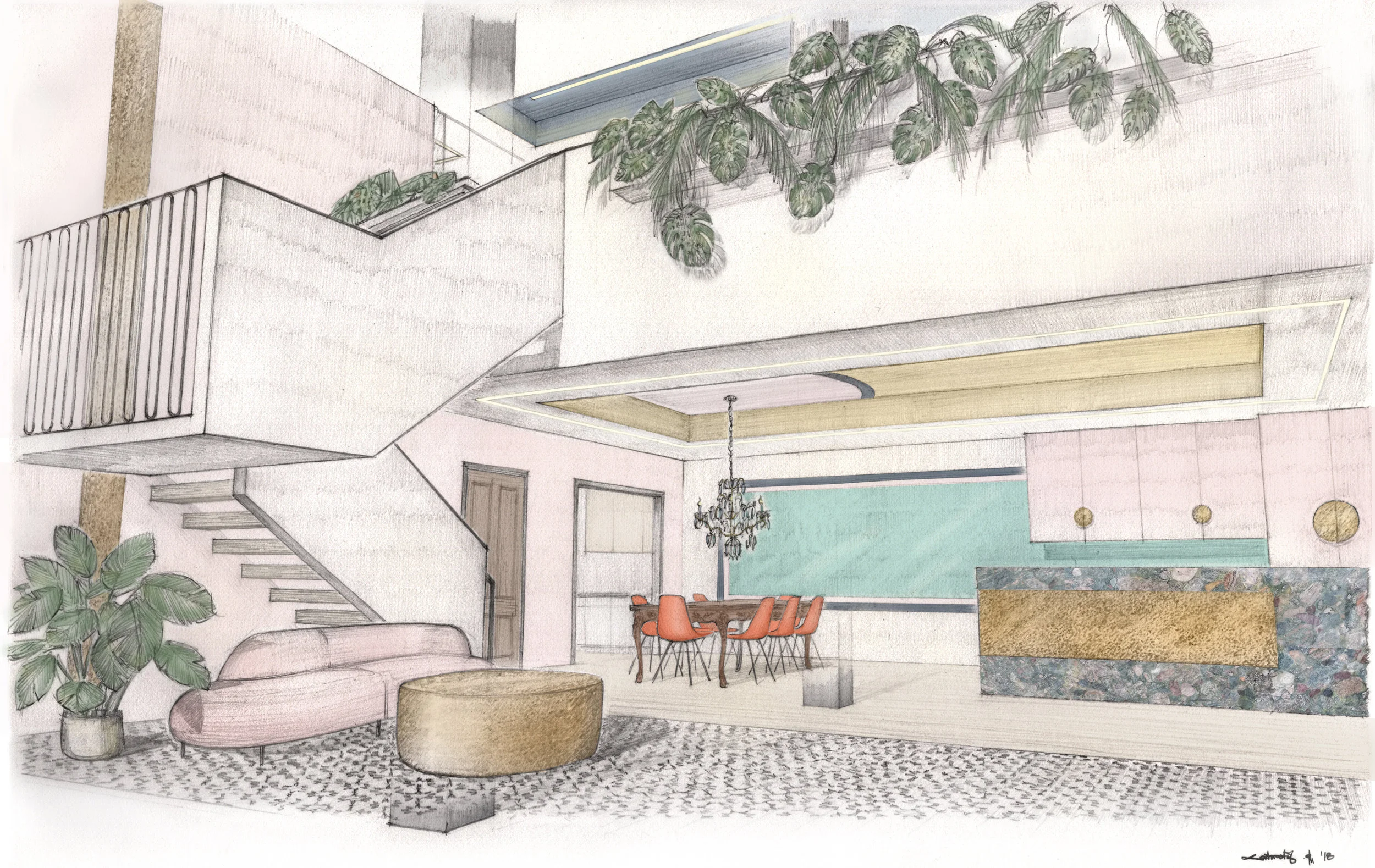 Rendering of Philly Home Girls Headquarters at 2006 Frankford Ave. provided by Chrysalis Studios