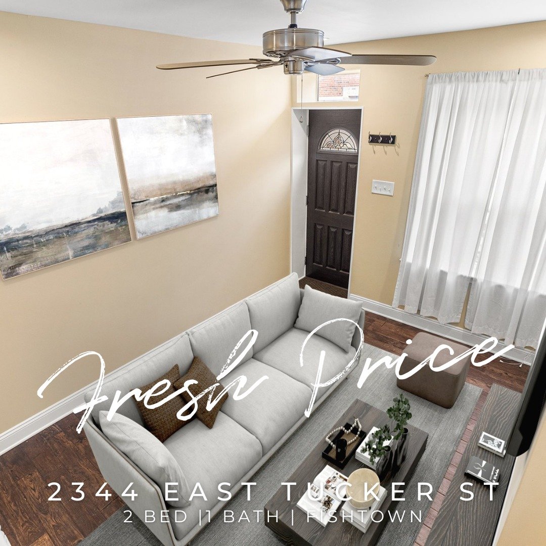 🍋 FRESH PRICE 🍋 This gem is tucked away on Tucker Street (see what we did there 🤣). A great starter home that has a cozy front living room and dining room to welcome you in. In the kitchen you can cook and serve the delectible meal at your table s