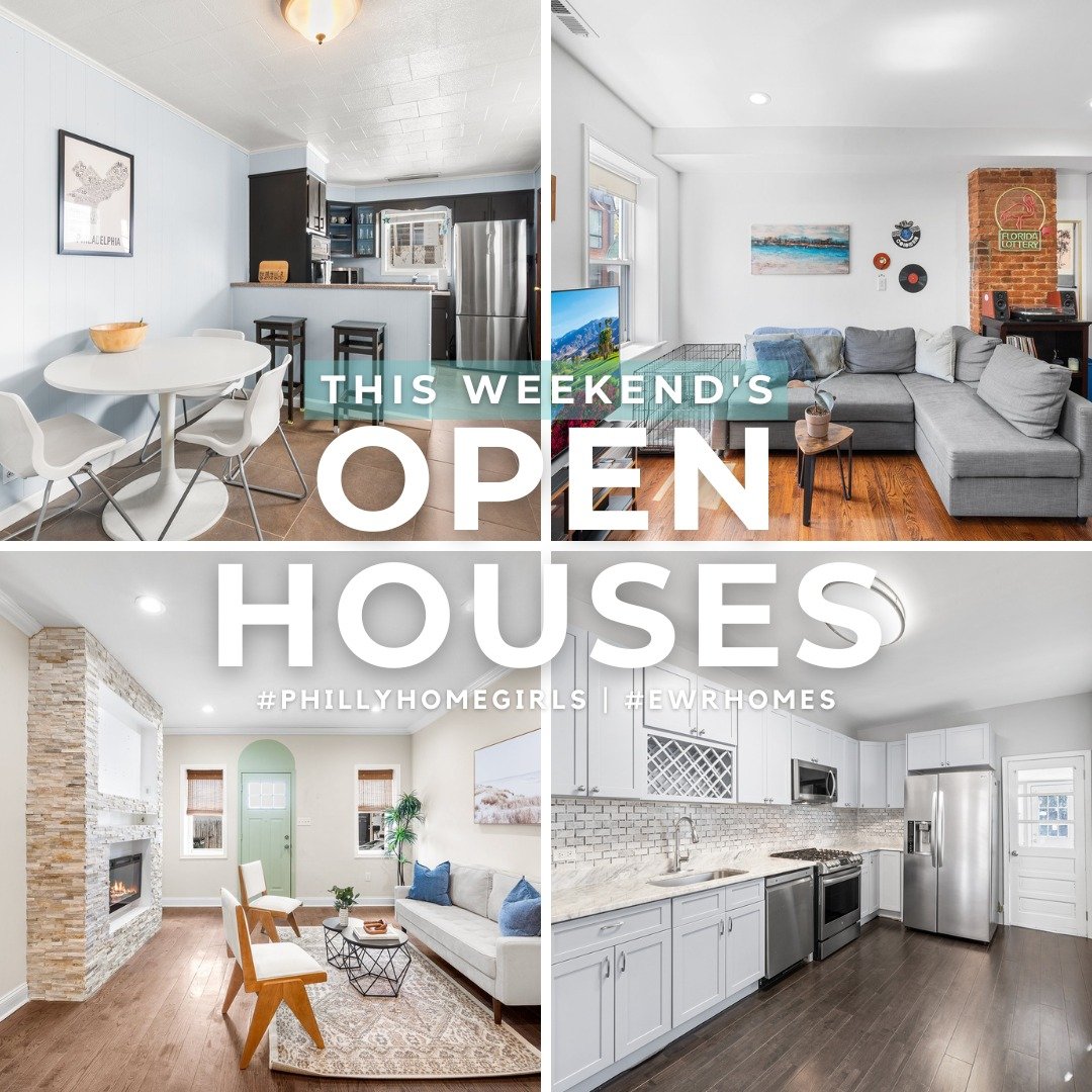 Come take a peek at these Open Houses this weekend. All priced under $350k! 

SAT 5/11 
11a-12:30p
617 Miller Street 
3 🛏️ | 1 🛁
$325,000 
#fishtown 
@petiembrooks 
Why we love it 💕: JUST LISTED This property has a fantastic address- right in the 