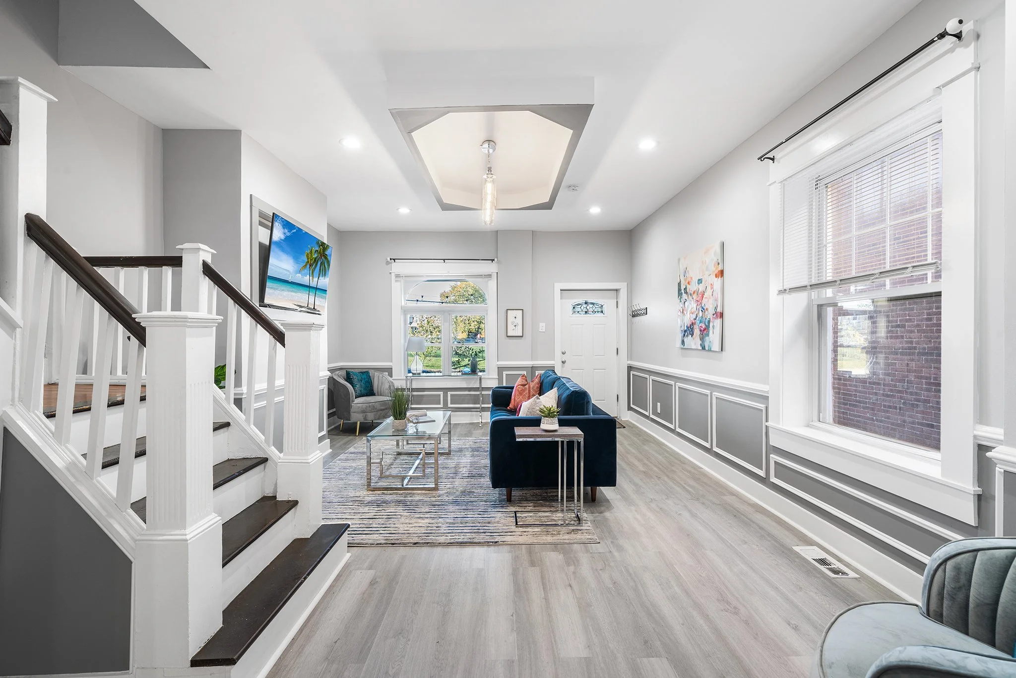 ✨JUST LISTED and OPEN HOUSE ✨Love a big front porch especially when it has a nice grand entrance including a little front plot that is calling for your rose bushes. Head inside to the spacious first floor living. Your living room features a big bay w