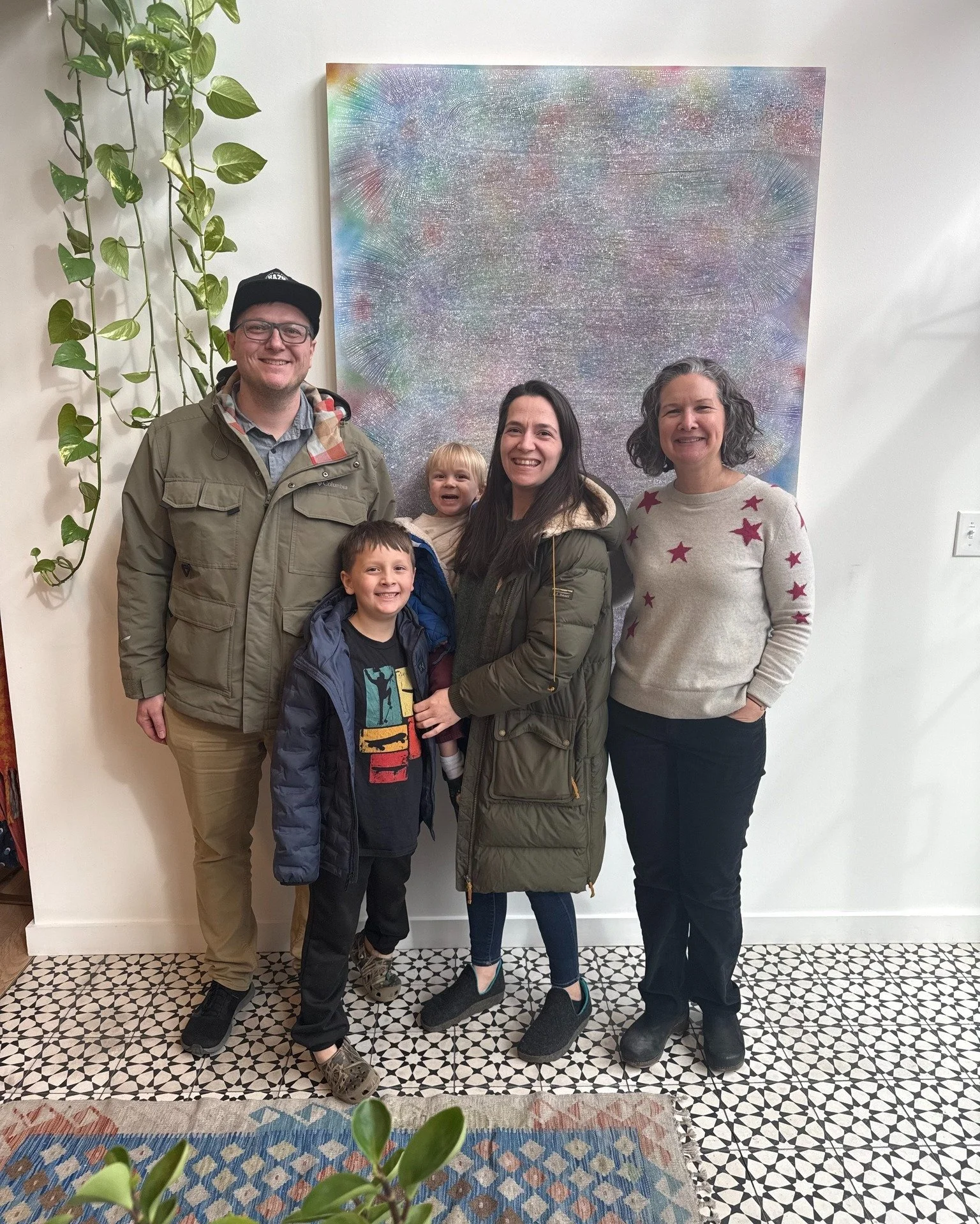 With Claire being a traveling nurse this fam is used to moving around and to new cities, just not perhaps before a huge snowstorm was about to hit! Claire, Jamie and kiddos pushed their move up by a day to make it in time before the storm this weeken