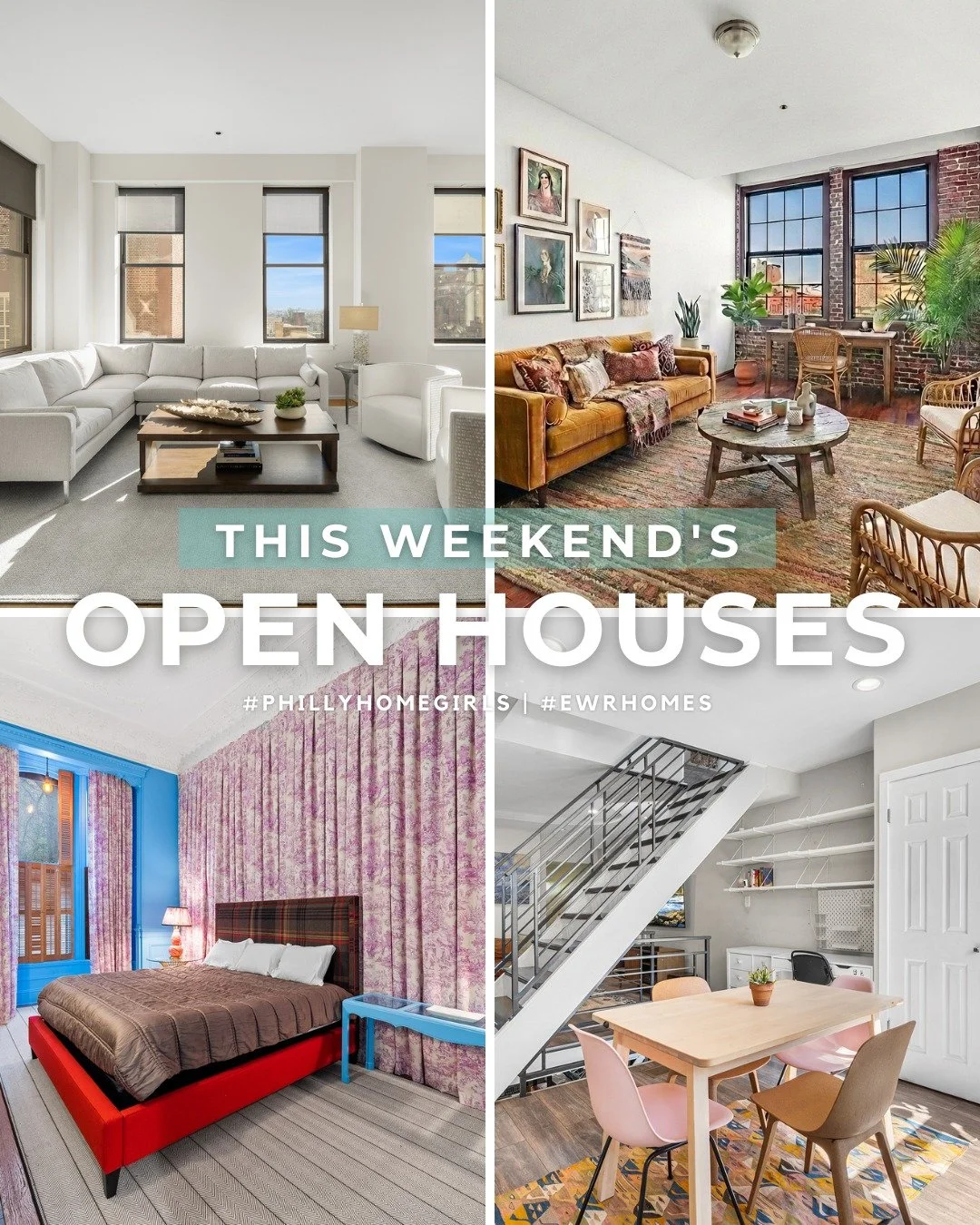 We're looking at warmer weather with NO SNOW people! That's a weekend made for OPEN HOUSE touring! 

SAT 2/28 
1p-3p
210 W  Washington Square #6SW
2 🛏️ | 2.5 🛁
$1,499,000
💕: Be sure to step out on the balcony to feel that hint of spring making its
