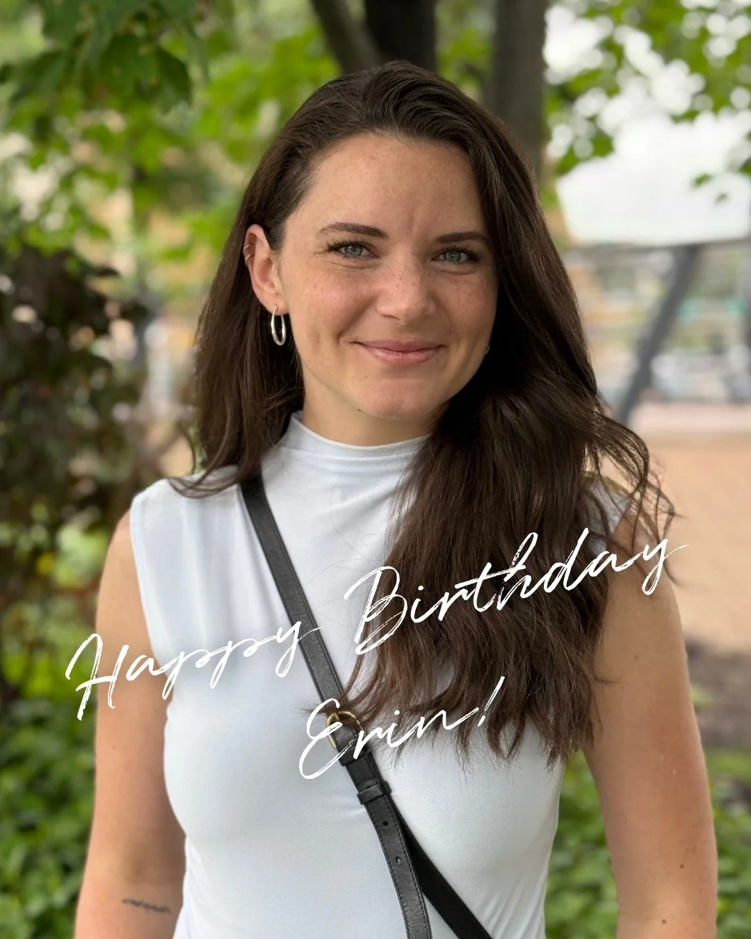 HAPPY BIRTHDAY Erin D! You know those people you meet and feel lucky to know? That's our gal! She's sharp AND witty, with a perfectly balanced energy that we love. Her clients adore her and we agree 100%! Her pup is the apple of her eye her friends a