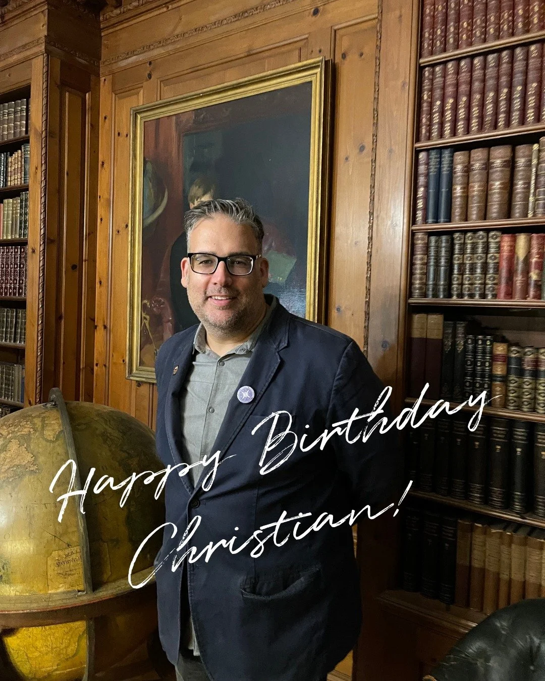 A secret happy birthday to the original @phillyhomeguy ! We say secret because this charming, personable Taurus doesn't like a big bday announcement. We appropriately dug up this pic from the library tour so shhhhhh!!!! keep your voices down. That sa