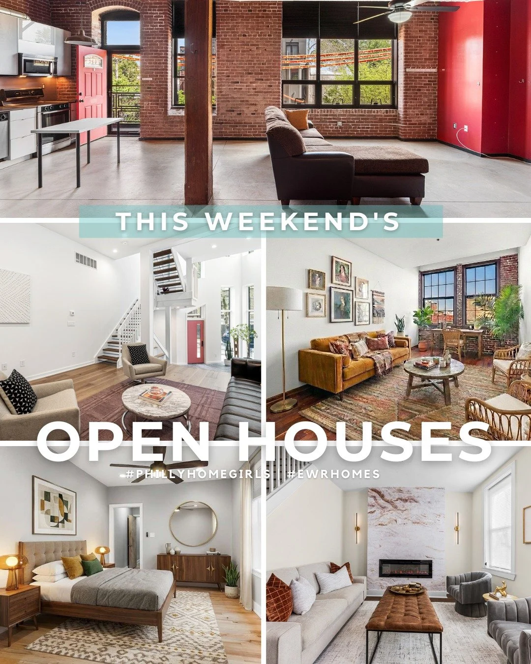 What's a little rain among a robust Open House schedule. Come on by and say hi! 

SAT 4/25
12:30-2p 
633 East Thompson Street
4 🛏️ | 4.5 🛁
$1,600,000
💕: You've seen it on social now come see it in person. The 3 story atrium with skylight will blow