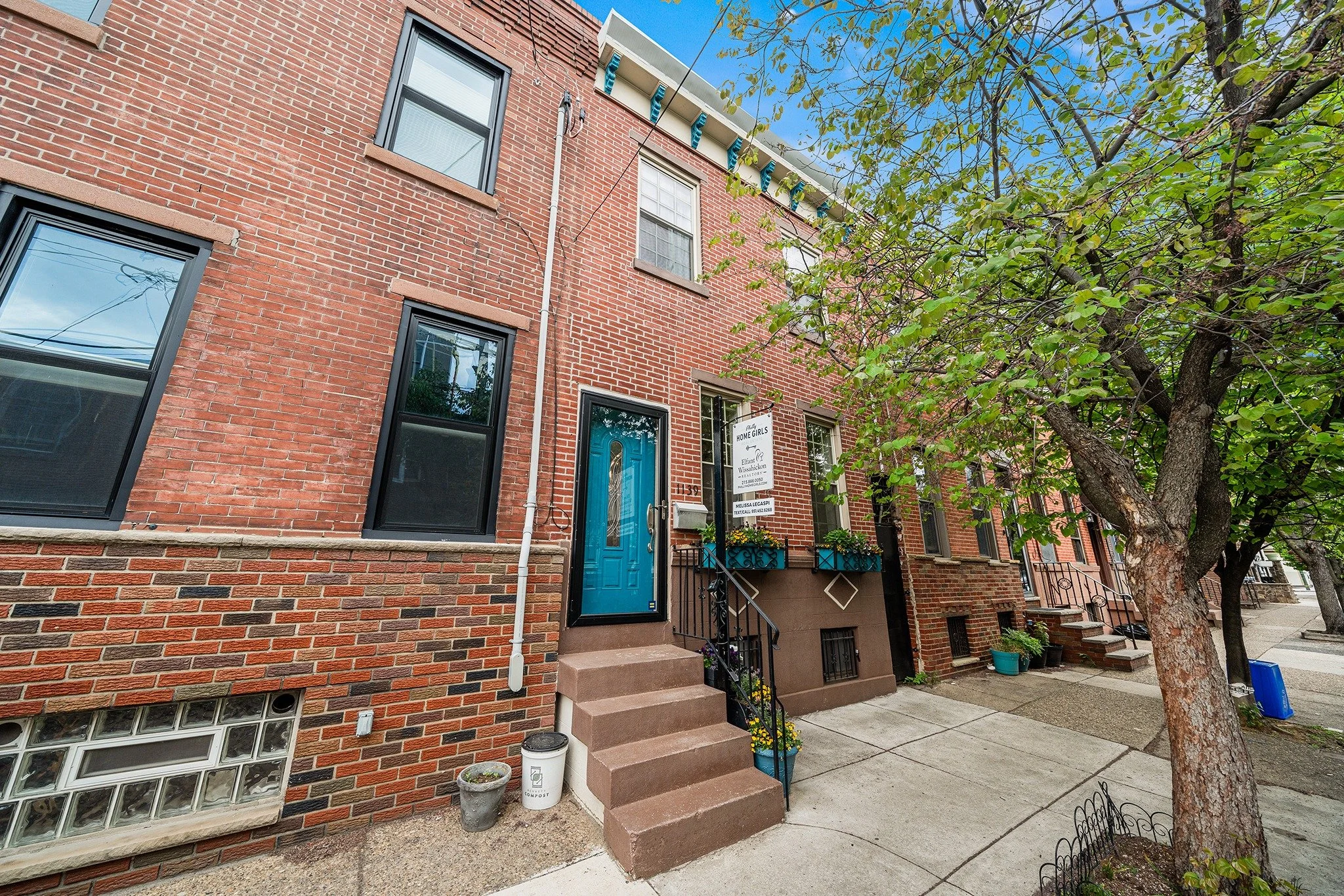 ✨JUST LISTED and OPEN HOUSES✨ If you are looking for a home that has the warmth, the space, charming details and a stellar location say hello to 1139 Tasker St. Cutie curb appeal with a detailed brick facade and blue door (with matching flower boxes 