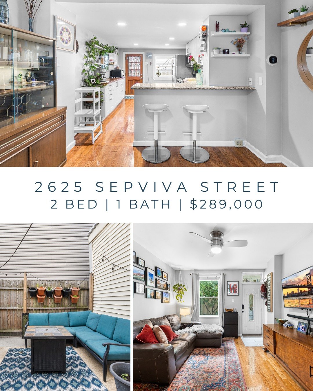 We've got a great line up for the weekend! Come out out and take a tour or two! For the Sat Fishtown ones pop in after you take a spin of the Neighborhood wide Fishtown Sidewalk Sale! 

SAT 5/16 
11a-12:30p
1714 Memphis St  #204
2 🛏️ | 1 🛁
$499,000