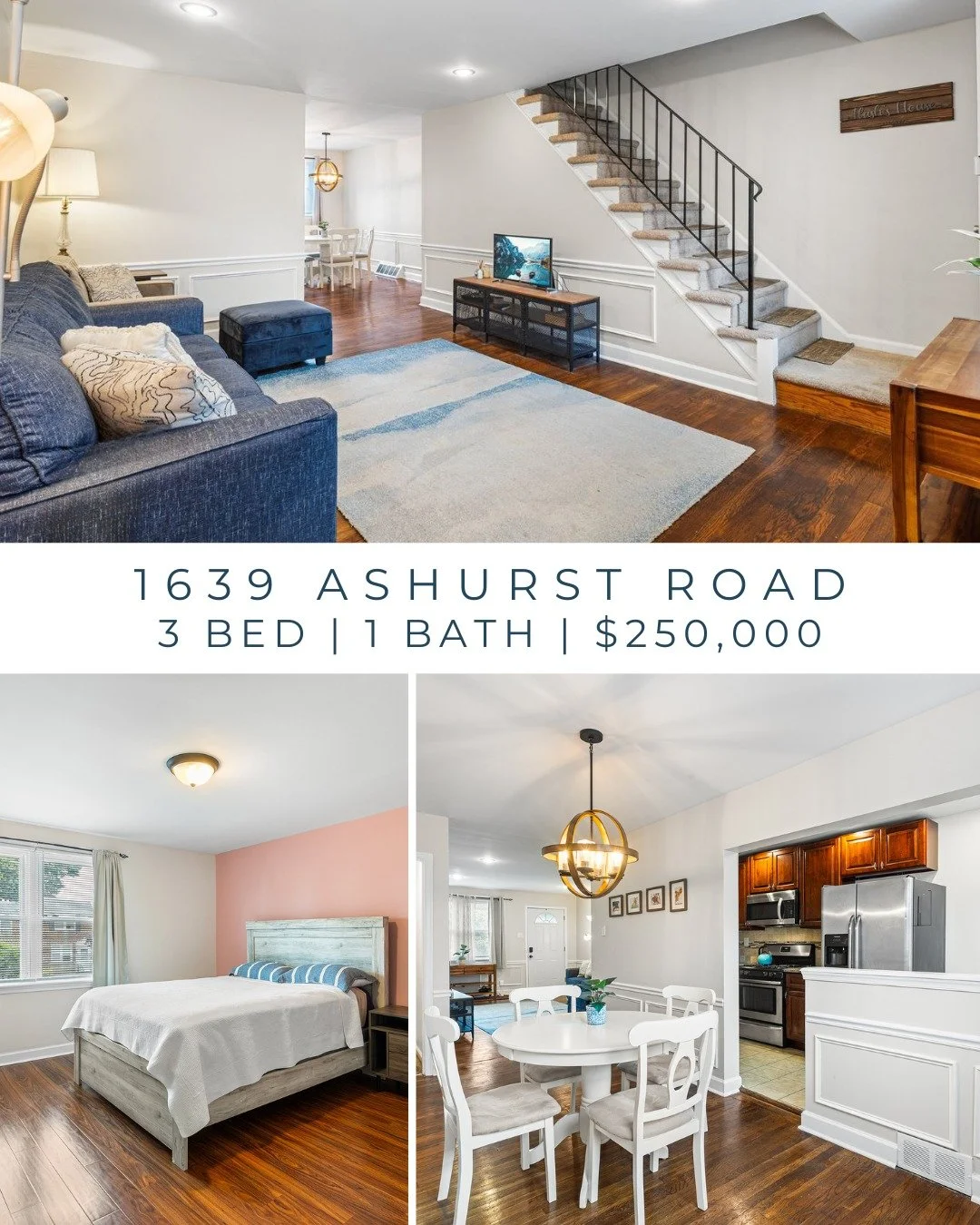 It's that time again! OPEN HOUSE weekend schedule is up! 

1639 Ashurst Road
3 🛏️ | 1 🛁
$250,000
💕: An Overbook Park classic with green front lawn and back driveway WITH a garage! Inside you'll find a really well maintained home with a big first f
