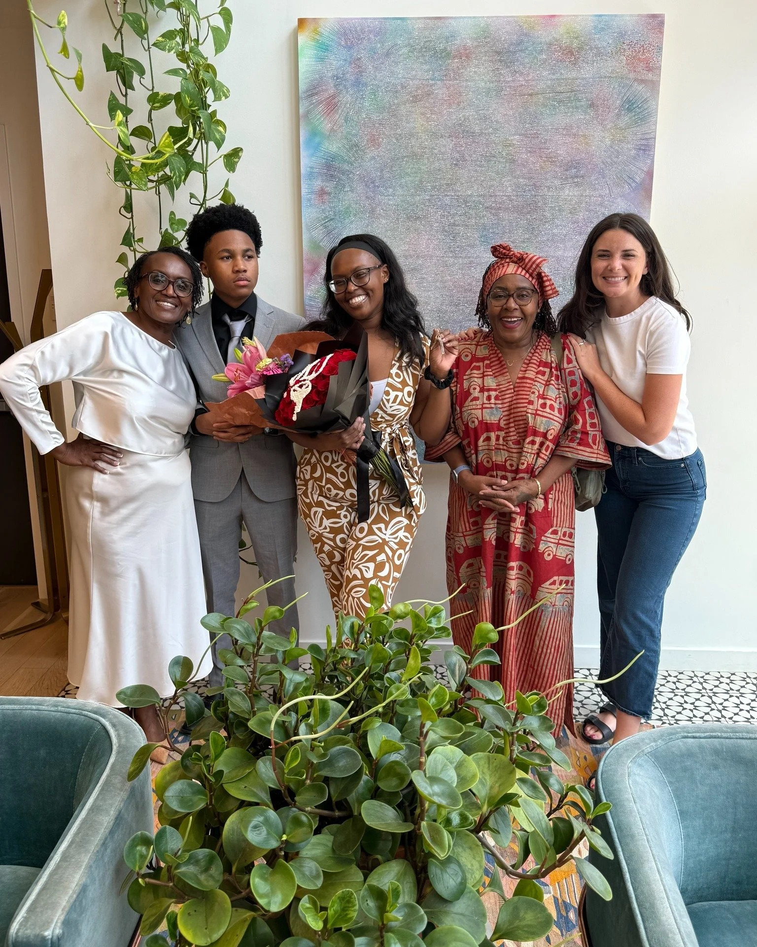 A celebration was had today! Njambi closed on the home that was meant to be hers surrounded by family. She had reached out to PHG agent Erin Dennison after having a bad experience with another agent. She let Erin know what she needed which was good c