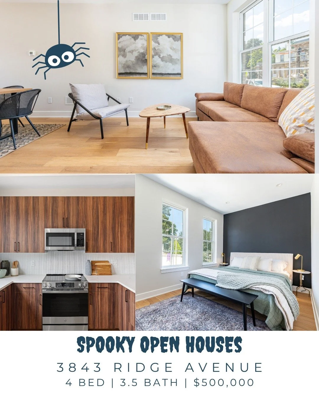 October at Laurel Ridge is getting a little spooky! 

Our model home at 3843 Ridge Ave will be open before or after select Laurel Hill Cemetery events throughout the month. Come tour the homes, check out the neighborhood, and see what Laurel Ridge is
