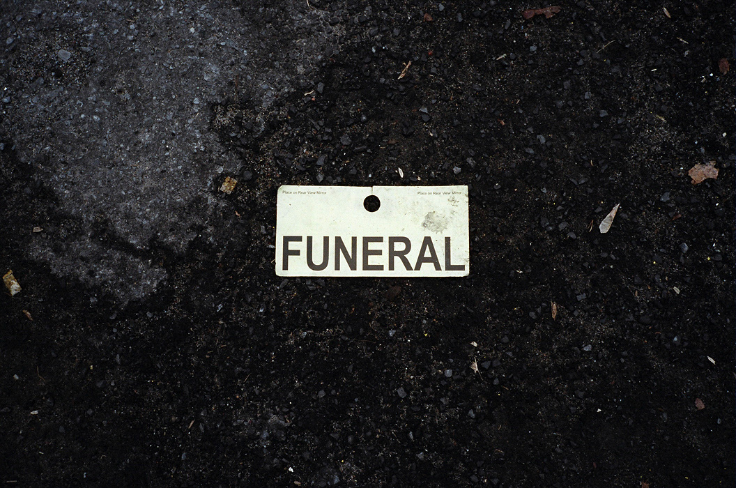 Funeral Sign