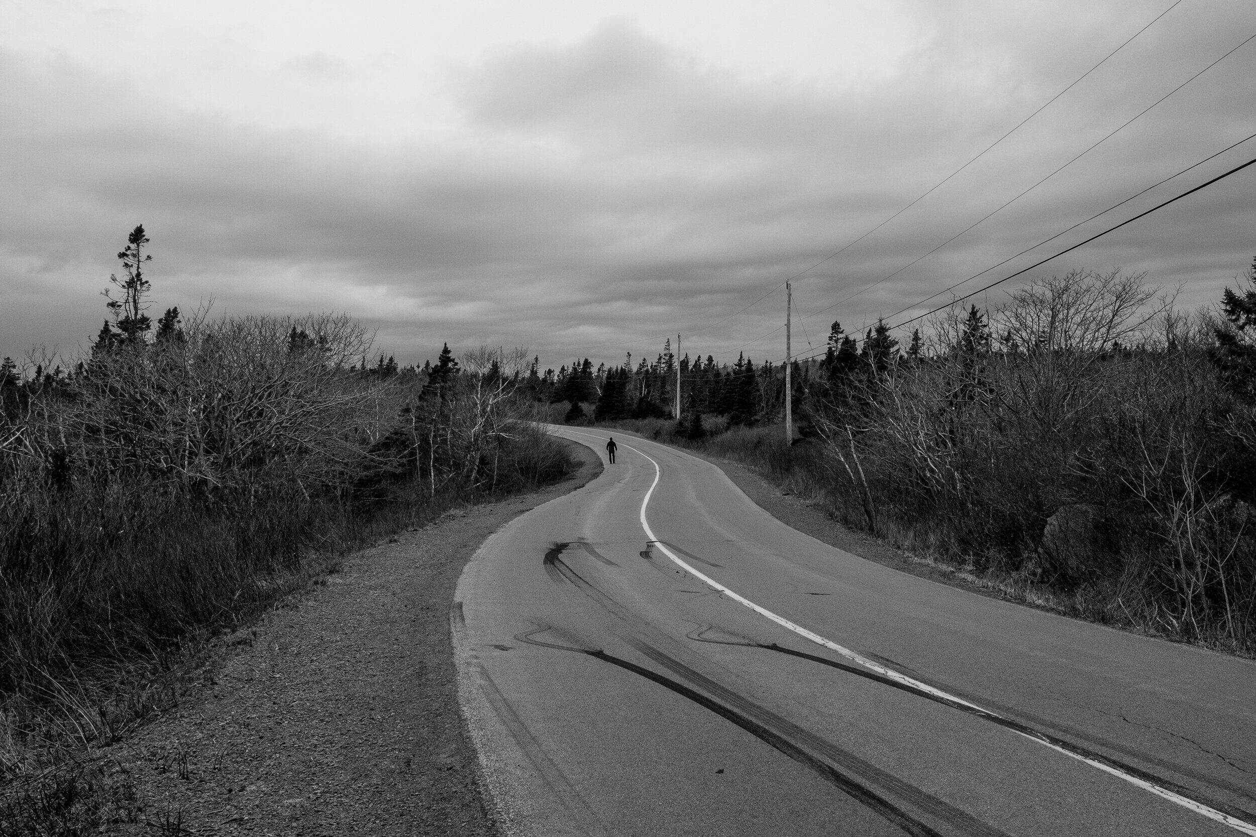 Lone Stranger on Skidmark Road