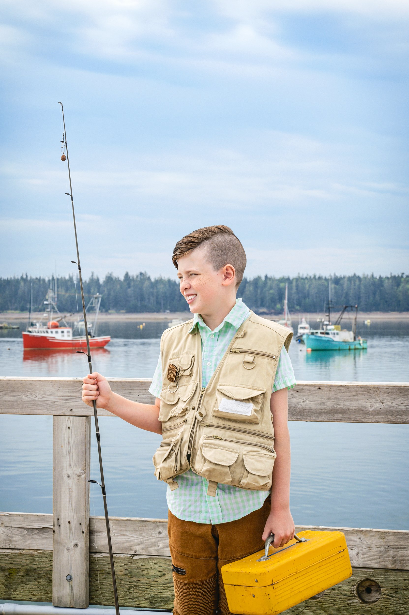 Cossette / UNI Financial Cooperative - Grandfather and Grandson - Fishing Wharf