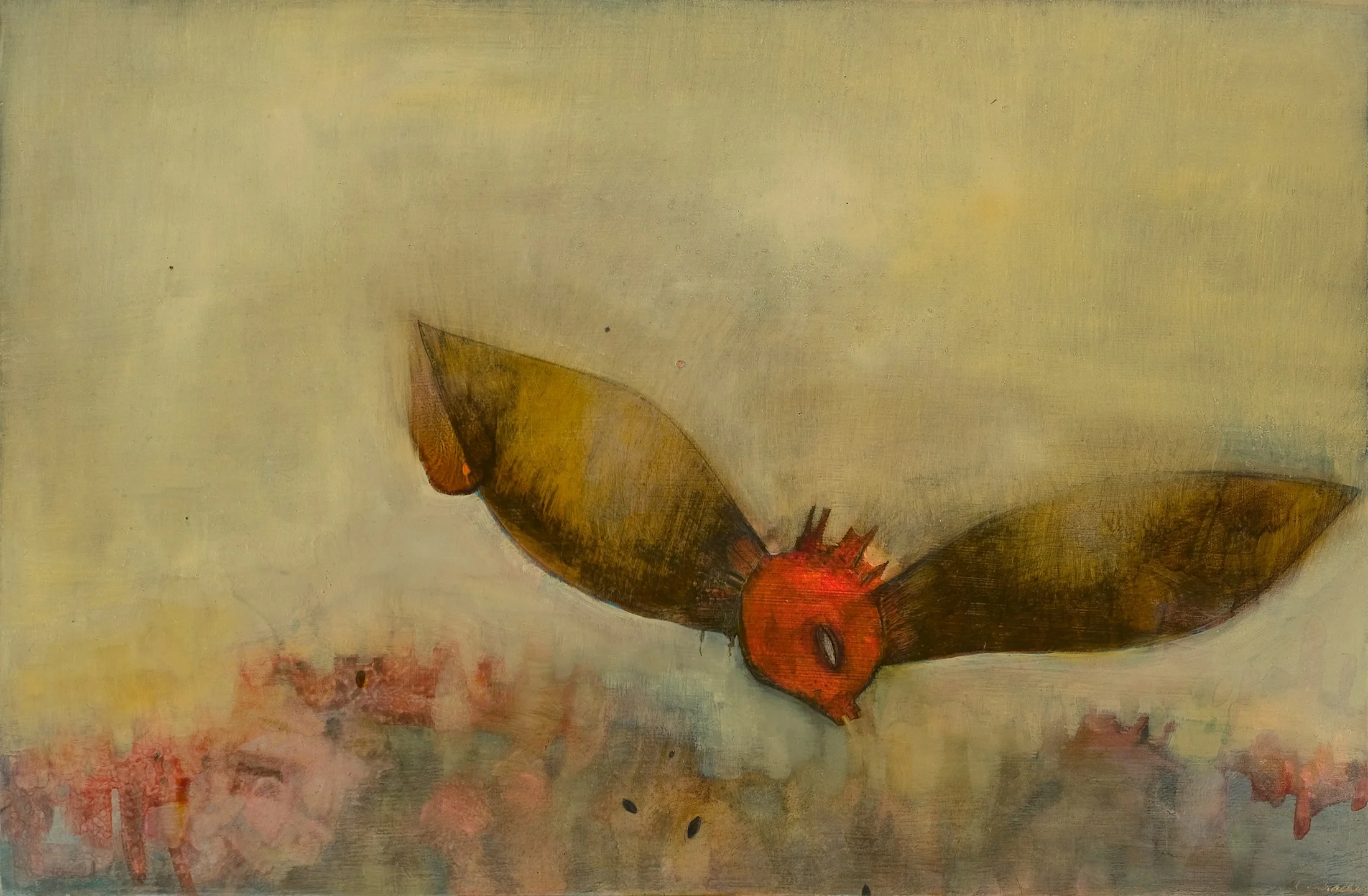 15"x25" oil on paper