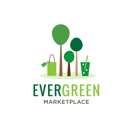 Evergreen Marketplace Logo Design by Kimberly Schwede Graphic Design.png