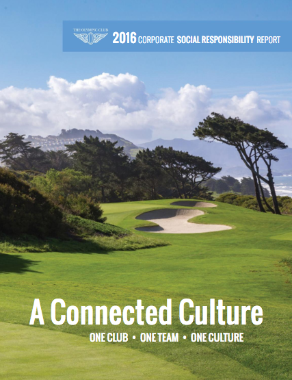 The Olympic Club - Corporate Social Responsibility Report Design