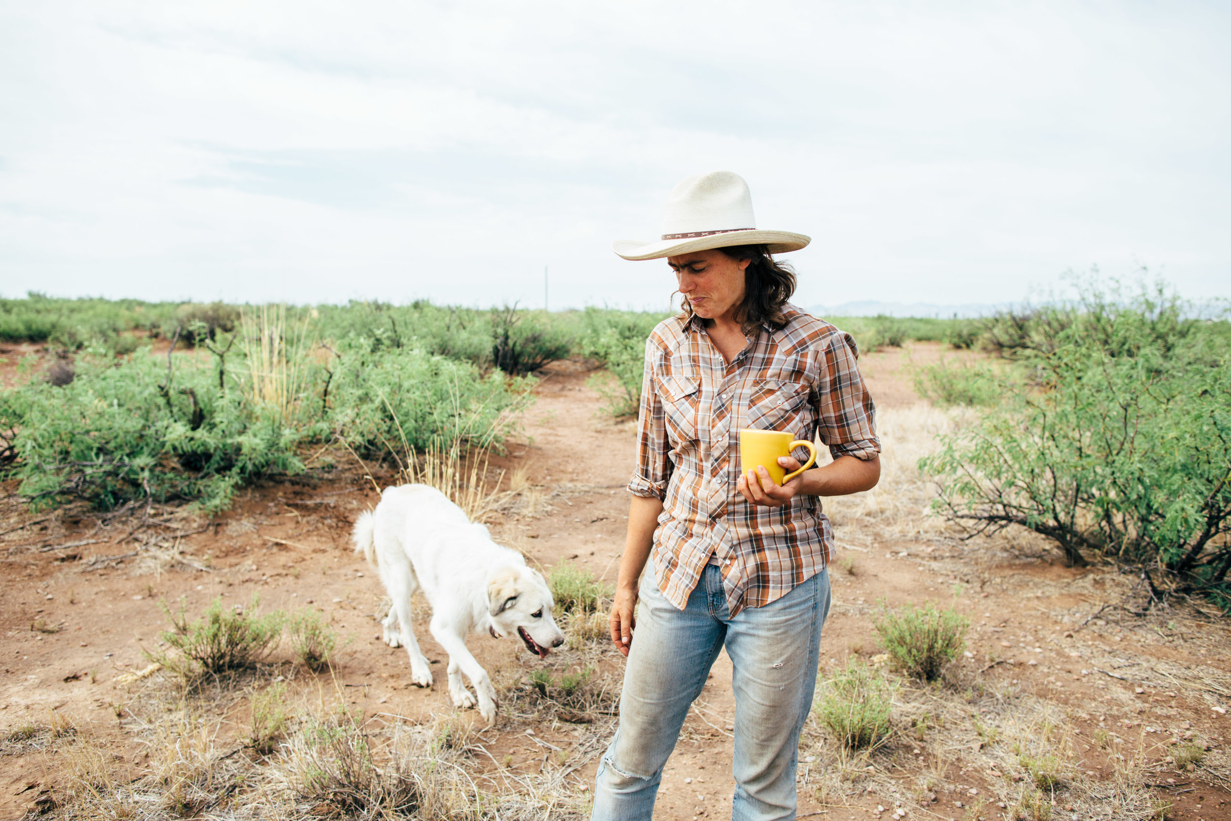 Female farmer rancher karen