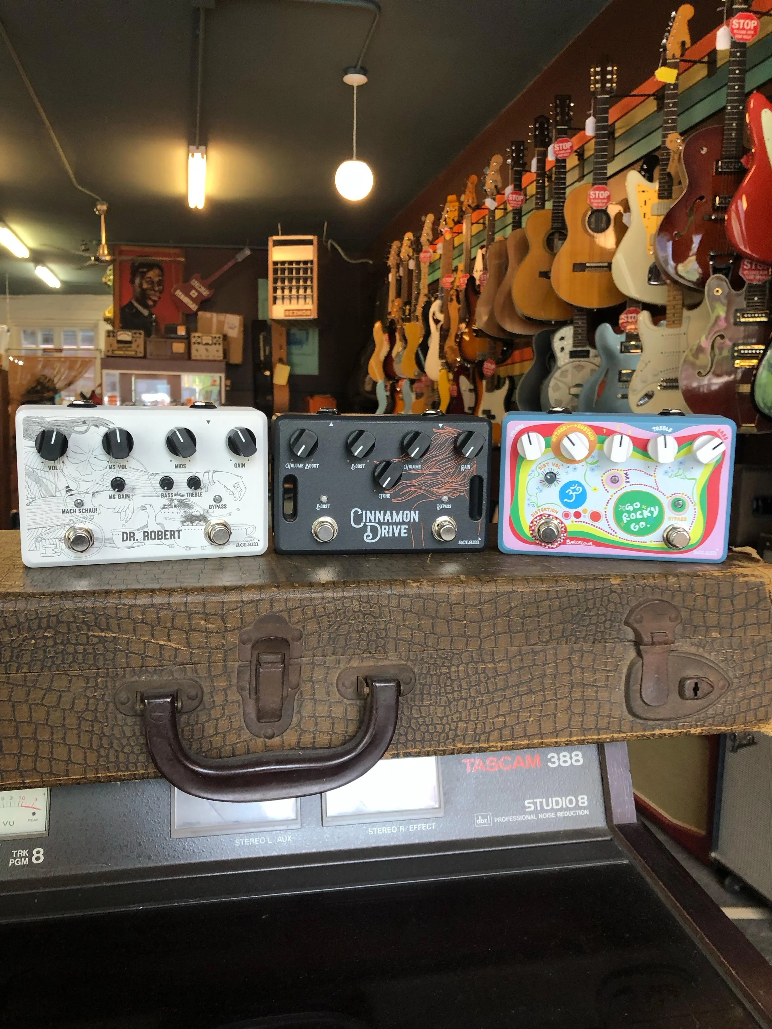 Thrilled to have our first batch of @aclamguitars pedals in stock. These are a must for any Beatles fans out there!