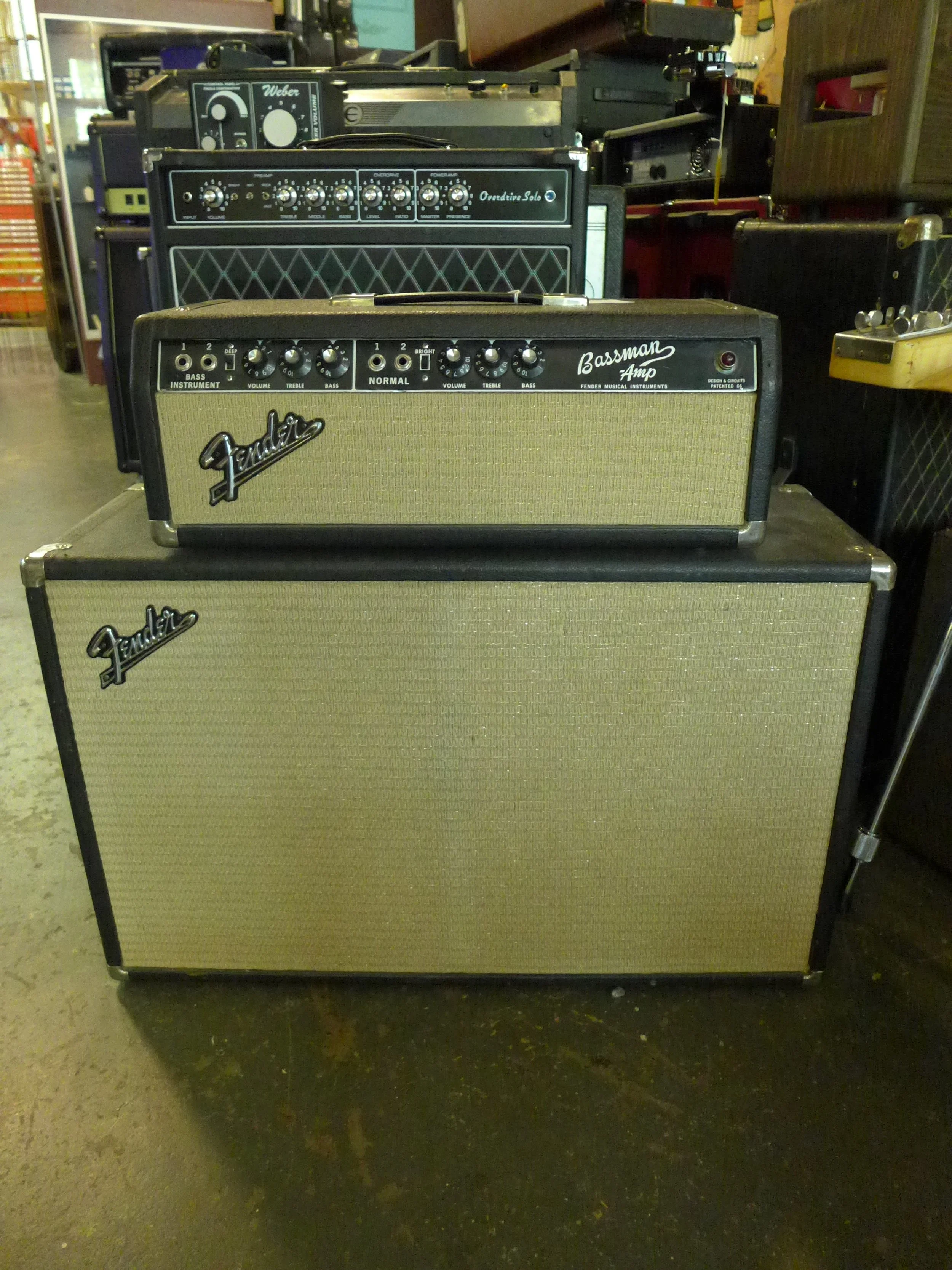1964 Fender Bassman W/Original Cab