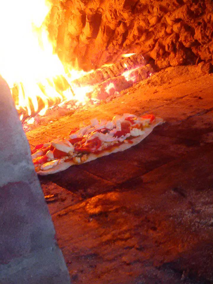 Our own flatbread pizza oven