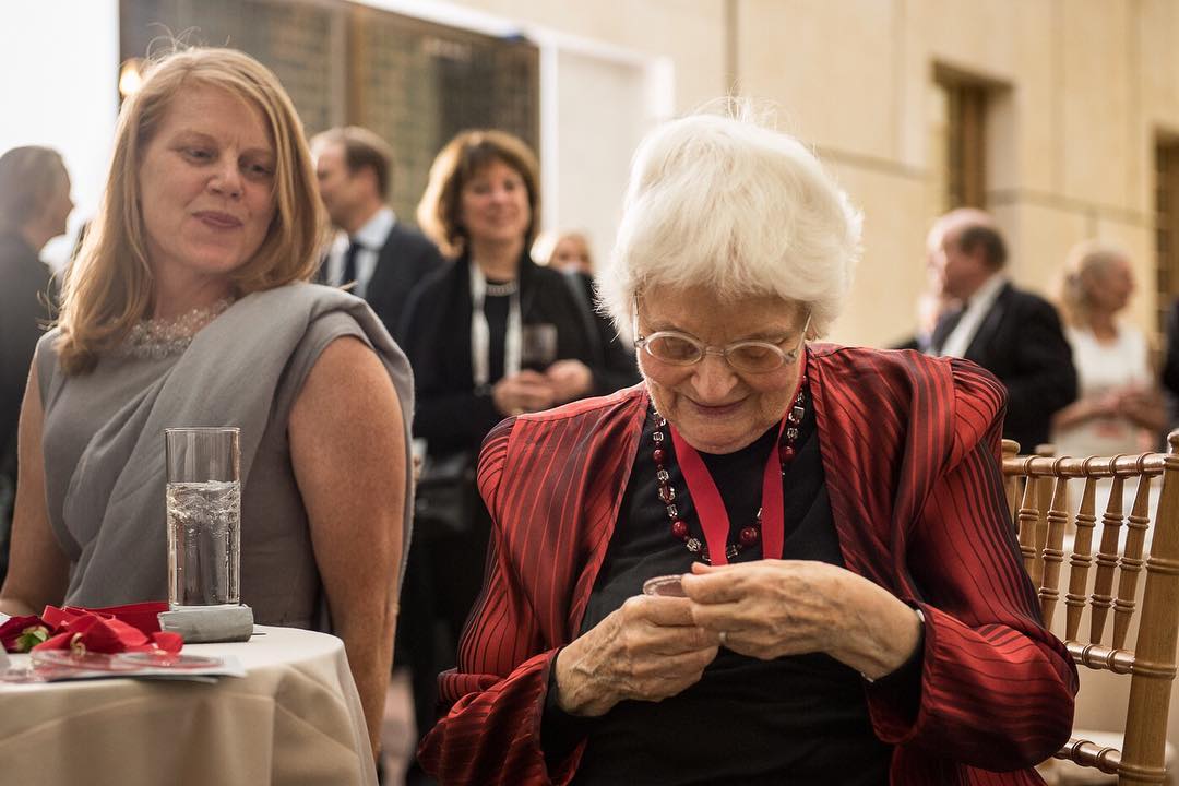 Denise Scott Brown, studying her 2016 AIA Gold Medal