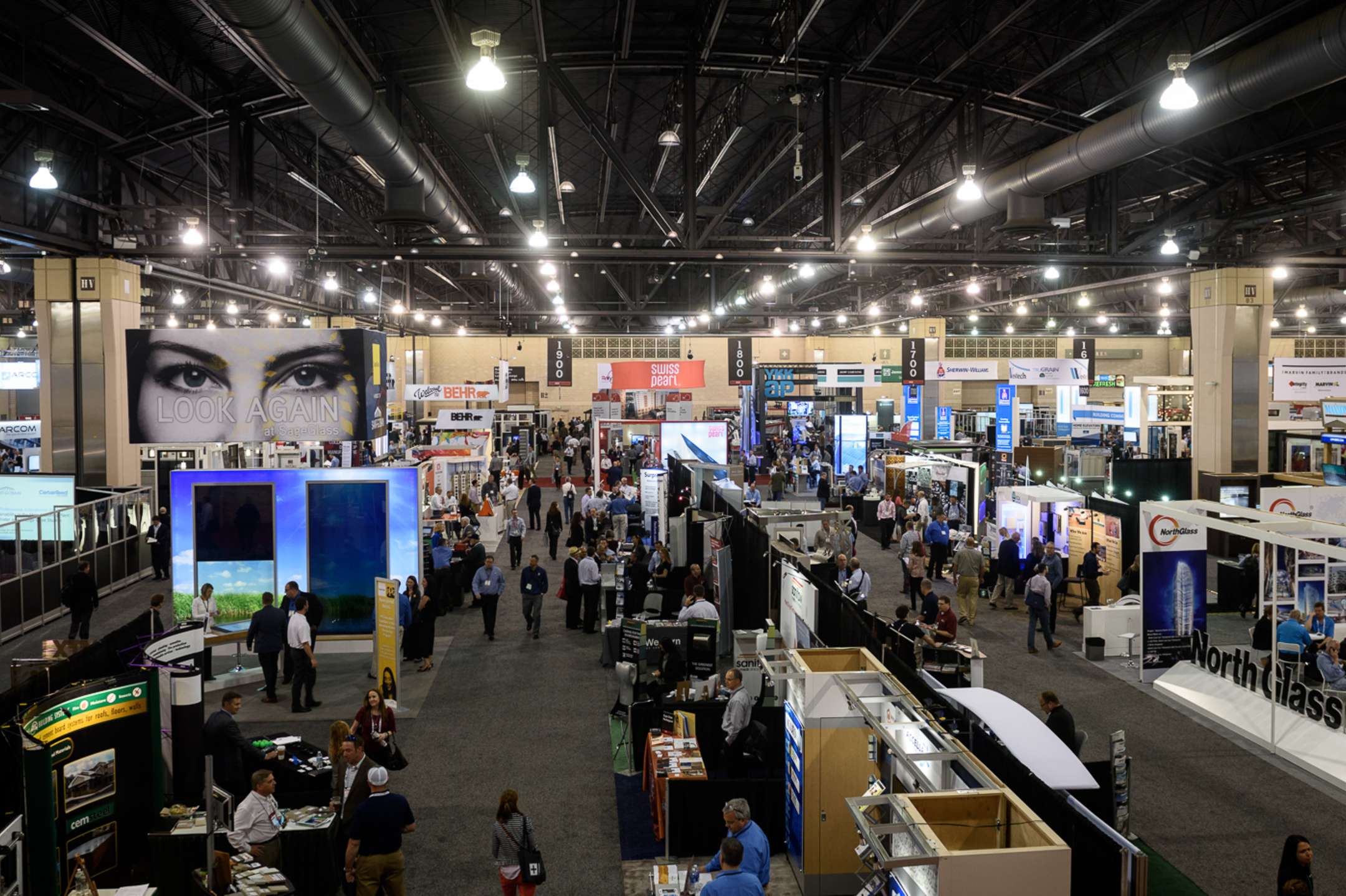 View of the Expo Floor, photo credits: AIA