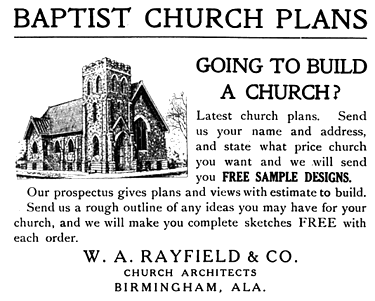 Rayfield Church Plan Advertisement