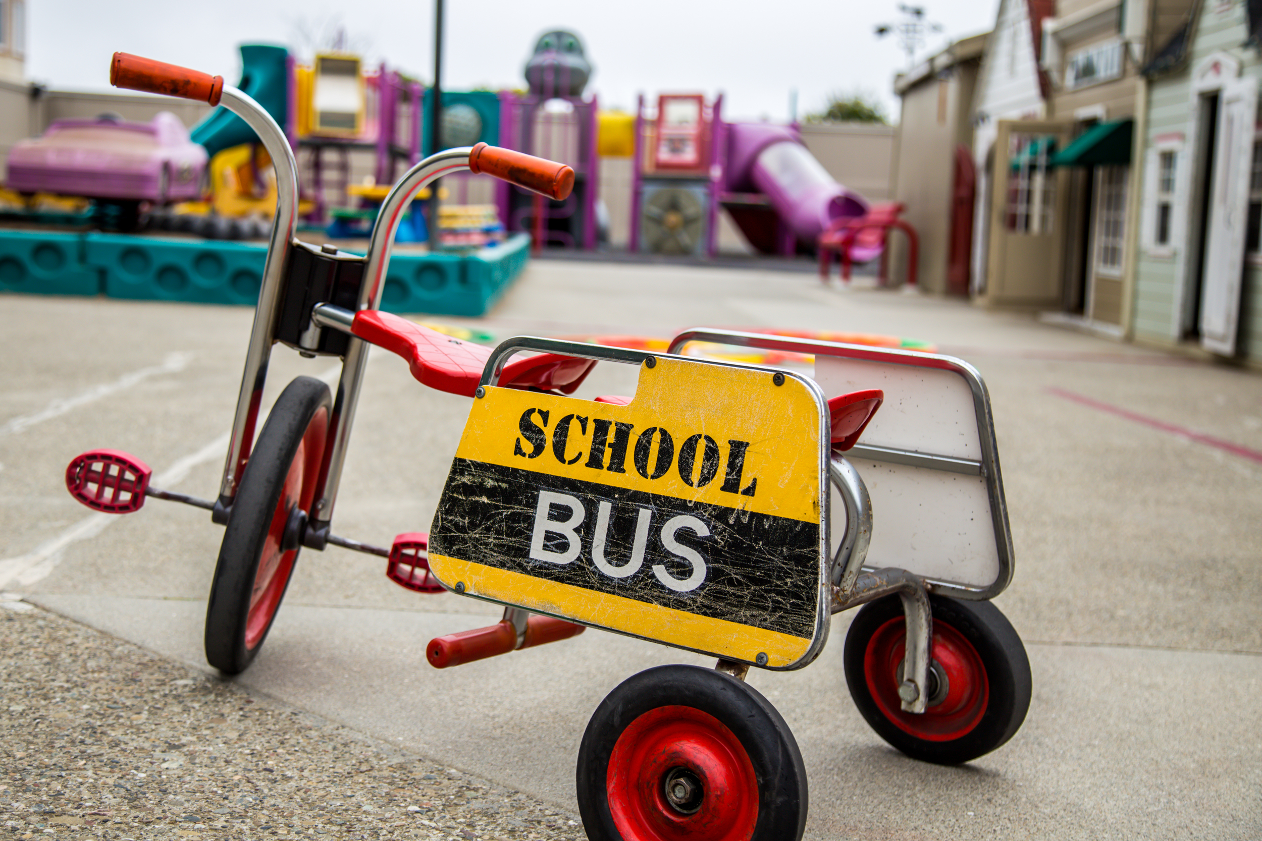 Children love to pedal their friends around on this two-seater!