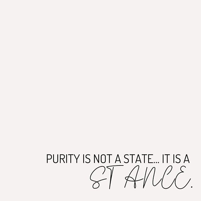 Purity is a PRINCIPLE  and a LIFESTYLE to be lived out of MIND, HEART, and BODY and it&rsquo;s for EVERYONE... 🤔⁣⁣
⁣⁣
Stay tuned! .. more to this than you think.😉⁣
⁣⁣
Our journey has just begun!👑❤️😊⁣⁣
⁣⁣
#Faith #God #Lifestyle #Truth #church #Ide