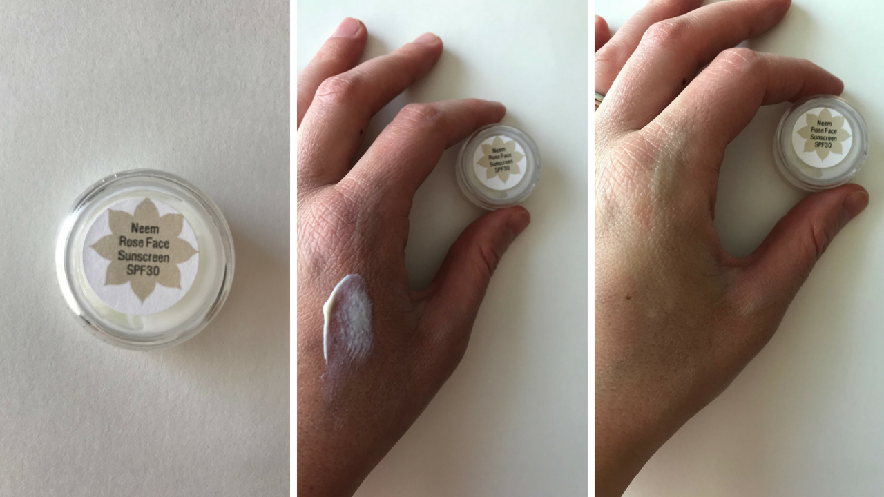 neem rose face sunscreen