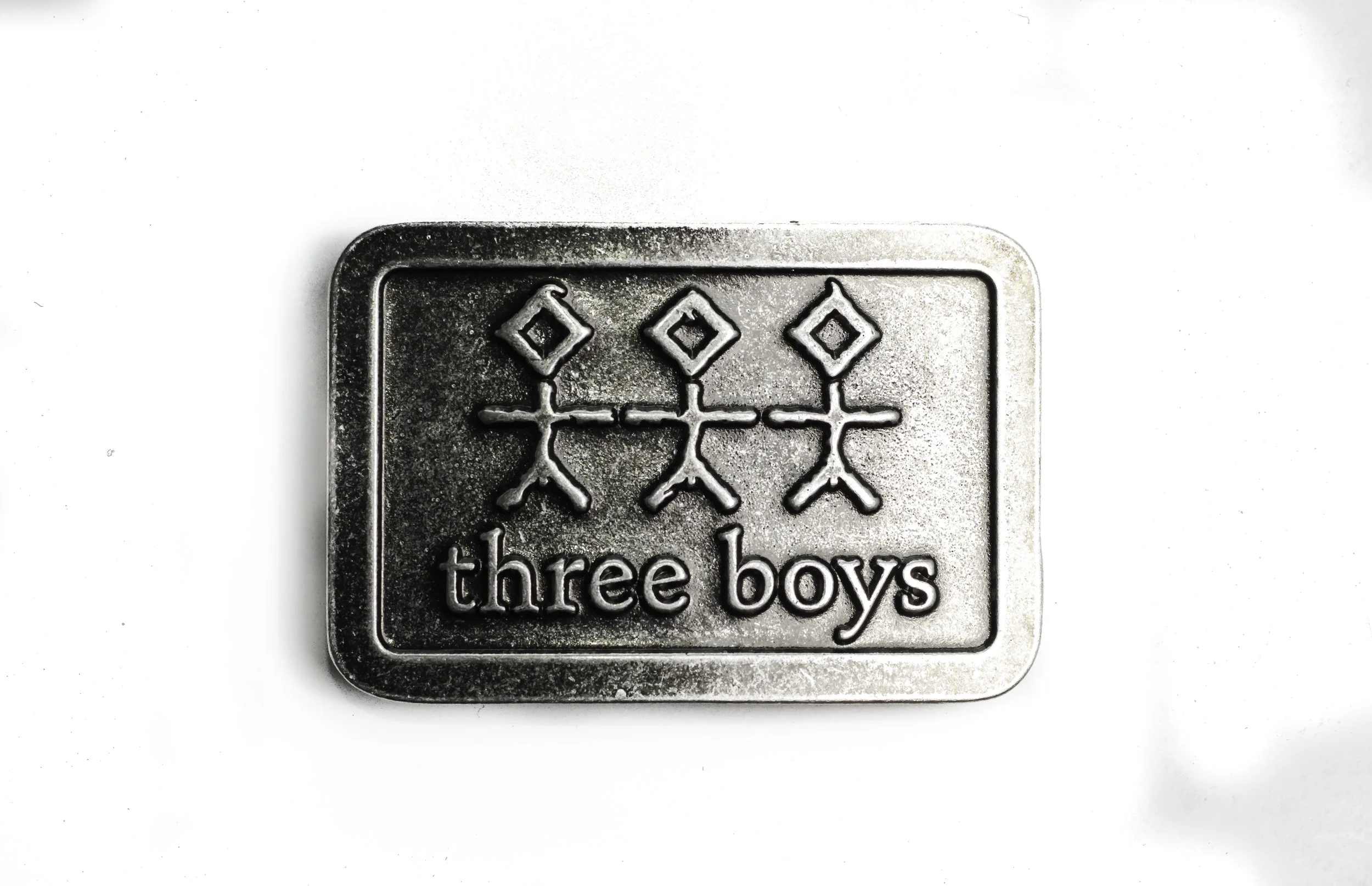 Three Boys Belt Buckle