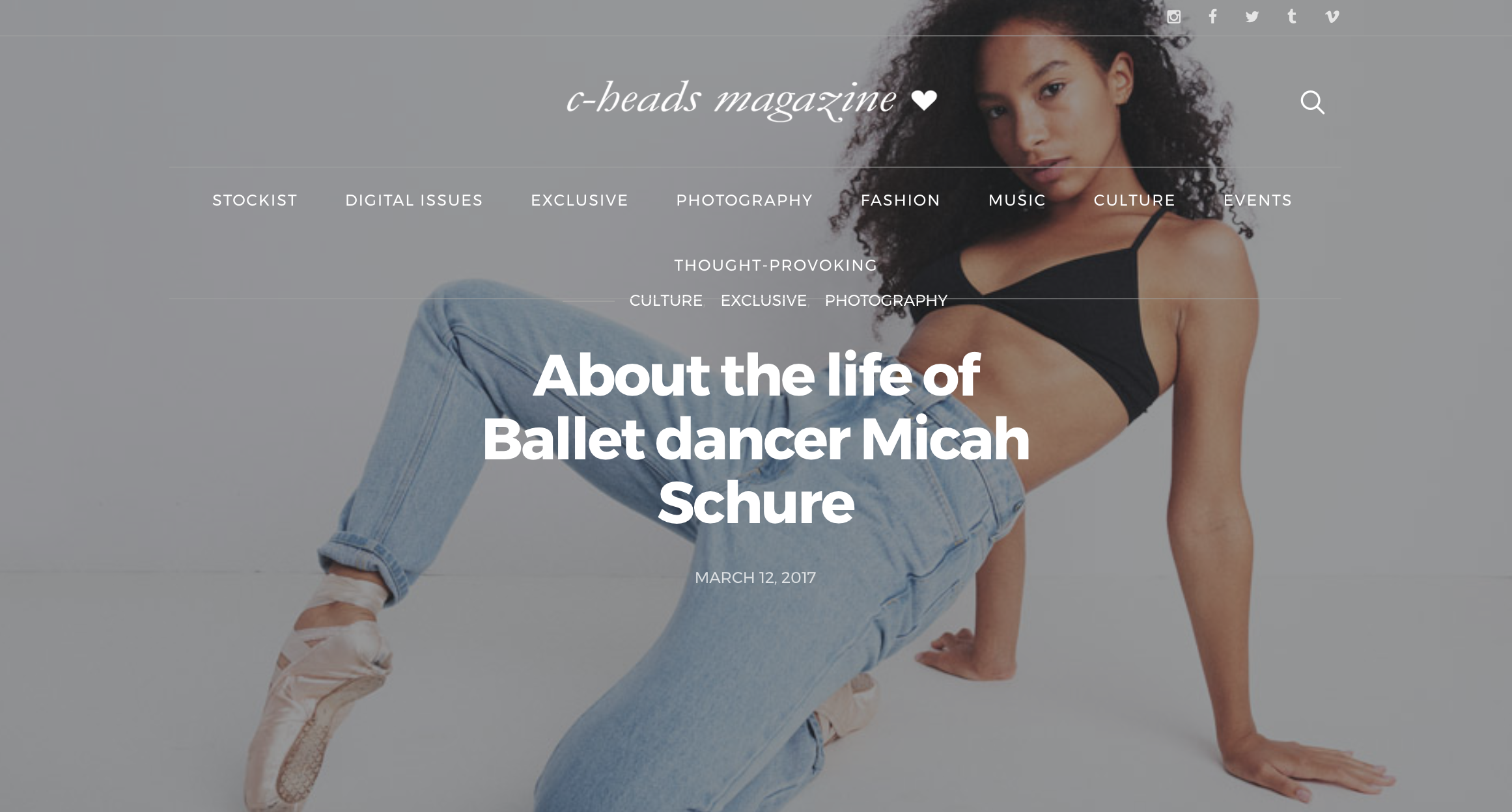 About the Life of Ballet Dancer Micah Schure