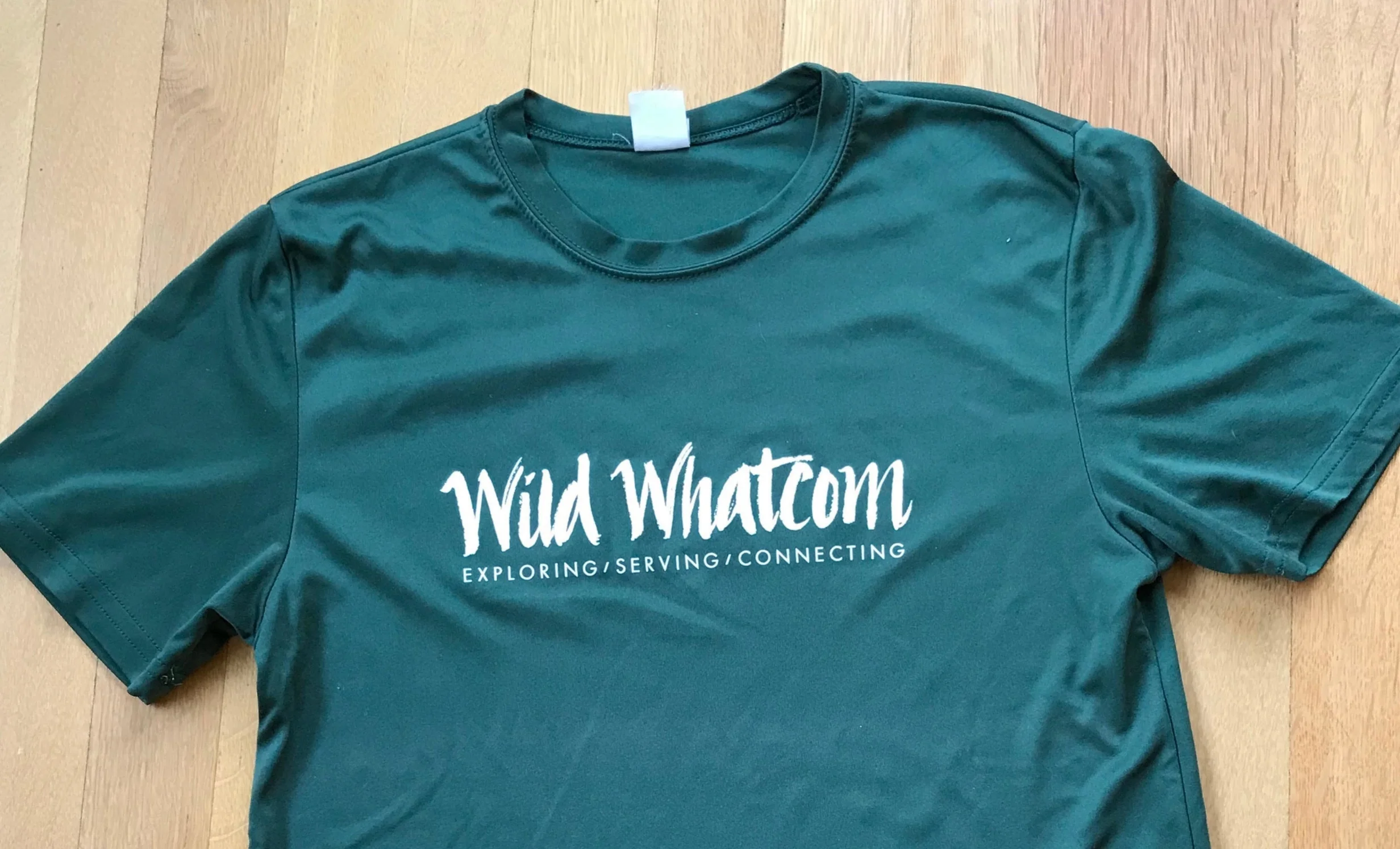 Sport-Tek Tech Shirt. Short-sleeve. Crew Neck. Forest Green.
