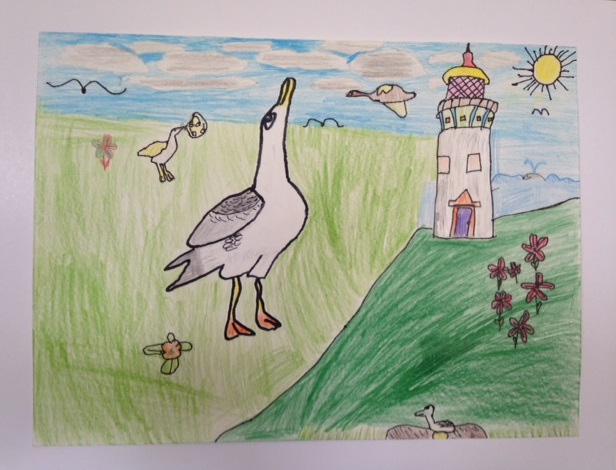 Third Place: Phoebe McClintic, 4th Grade, Kanuikapono PCS