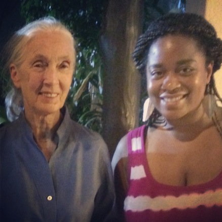 Ms. Jane Goodall and Me