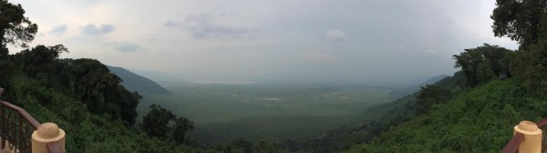 Panoramic View of Ngorongoro Crater
