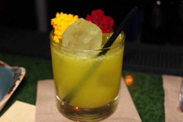 “Mother Earth” – Tumeric infused Ford’s Gin, house made celery shrub, lime, sugar