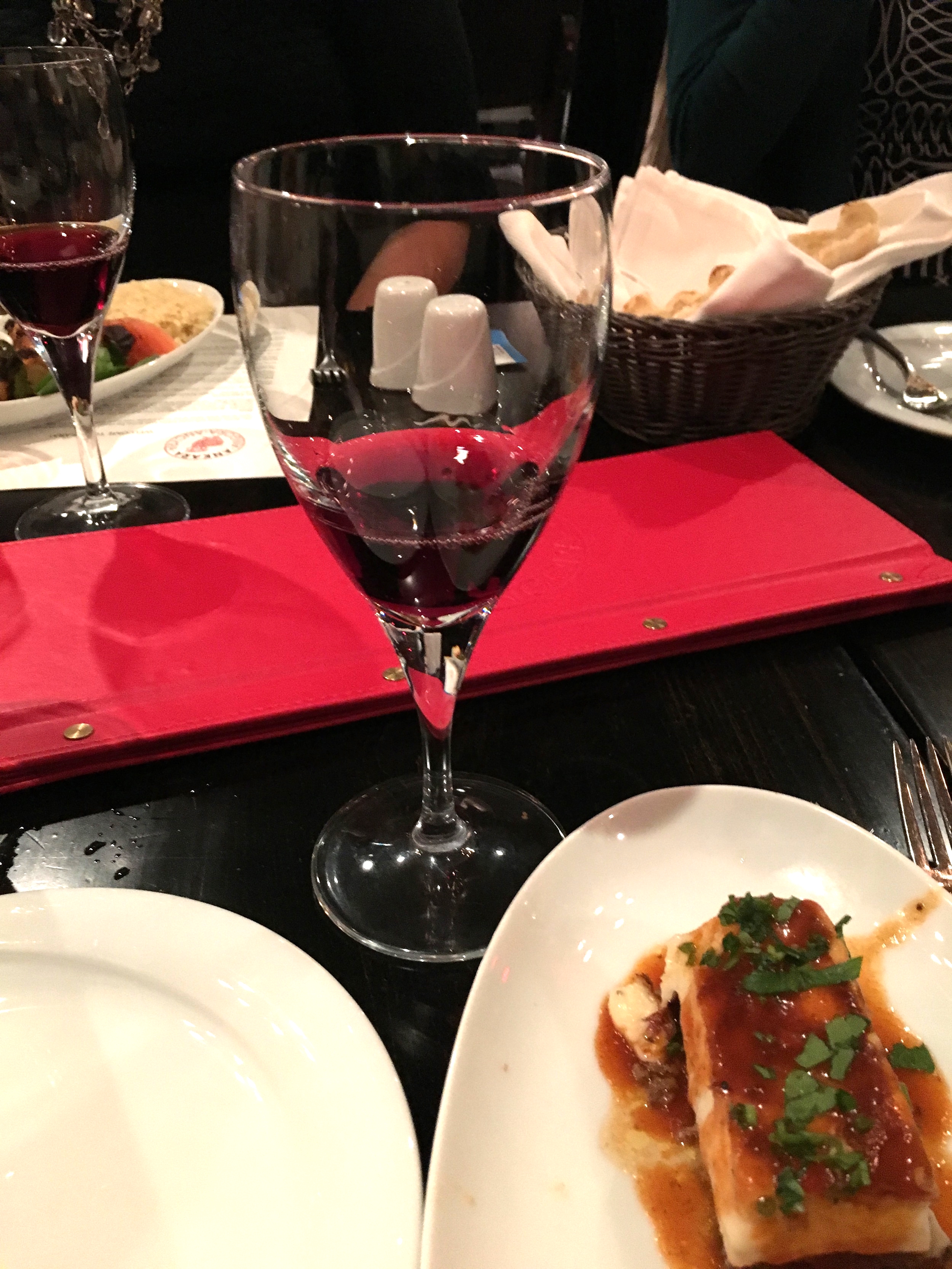 Turasan Kalecik Karasi Wine with Moussaka