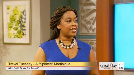 Ashlee Tuck on Great Day Washington Discussing a 'Spirited Martinique'