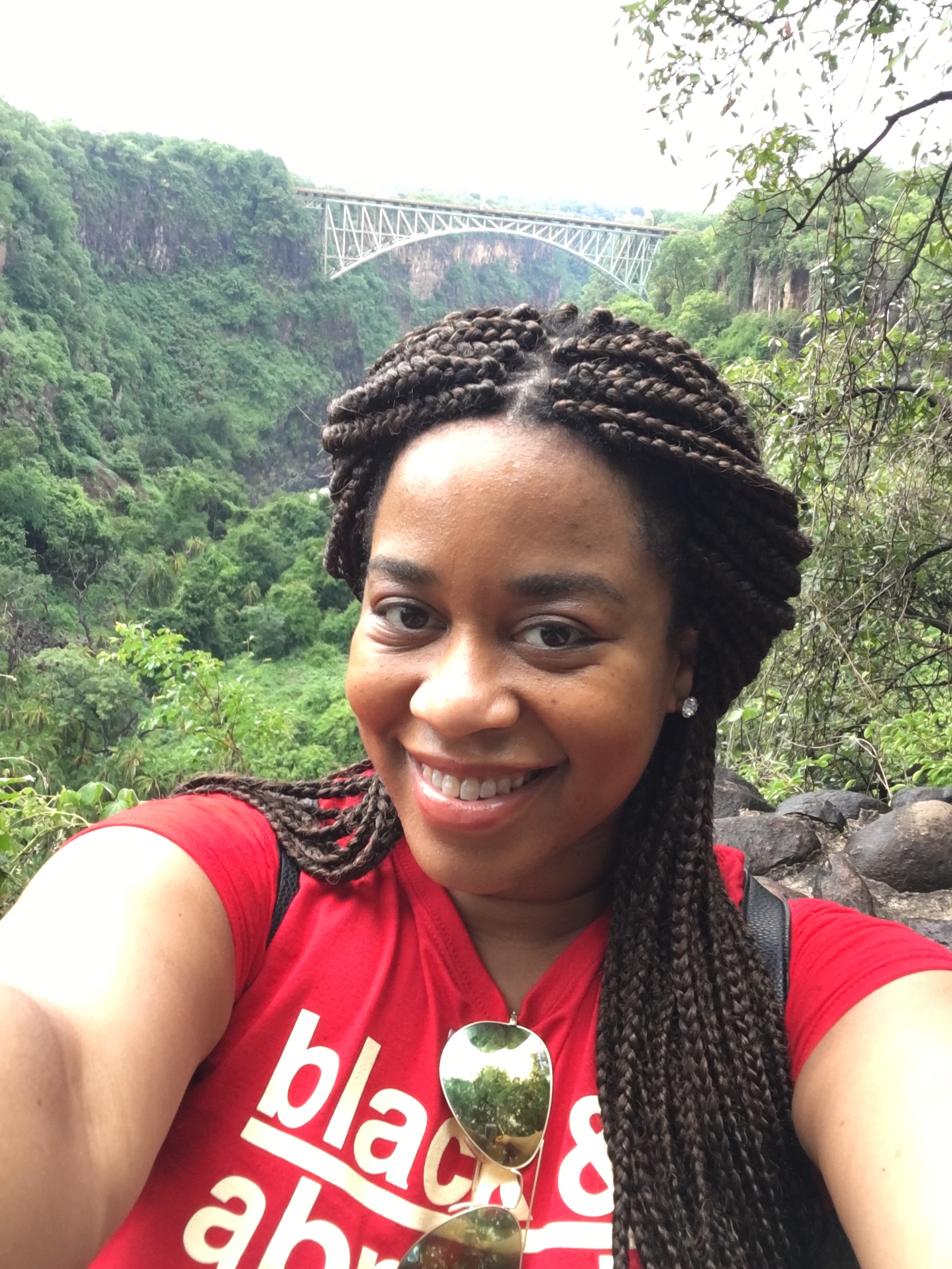 At Victoria Falls in Livingstone, Zambia