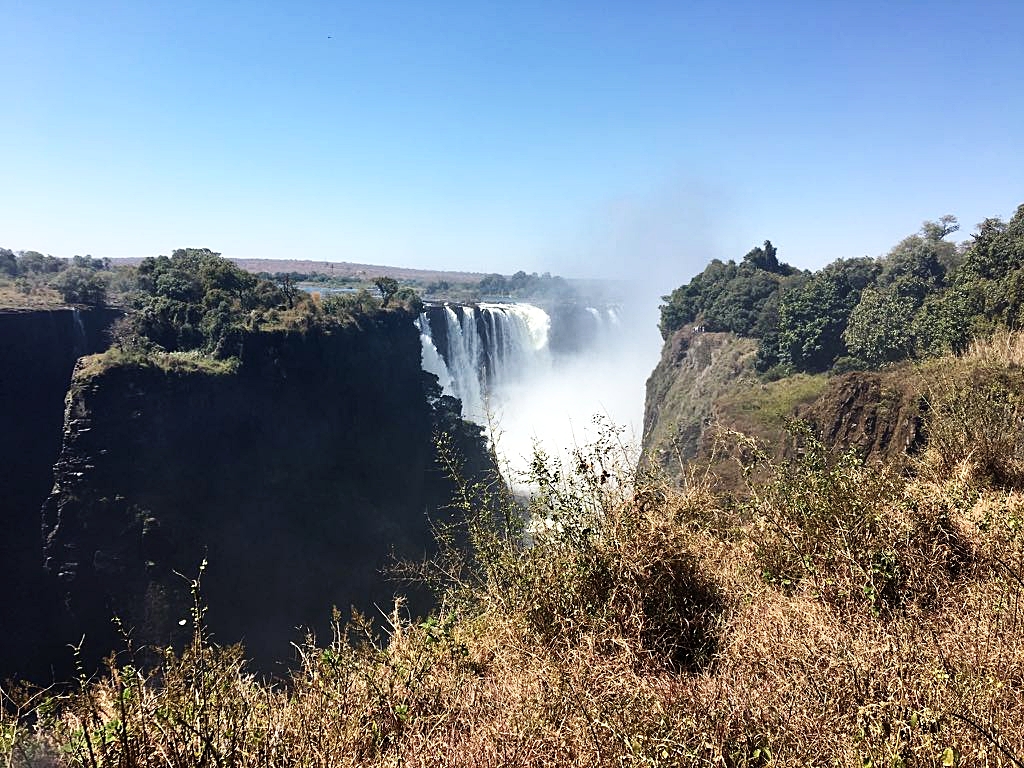 View from the Zimbabwean side