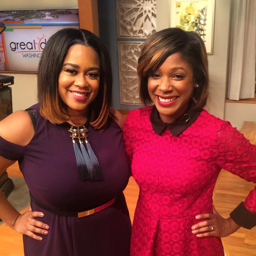 Ashlee Tuck with Great Day Washington Host, Markette Sheppard