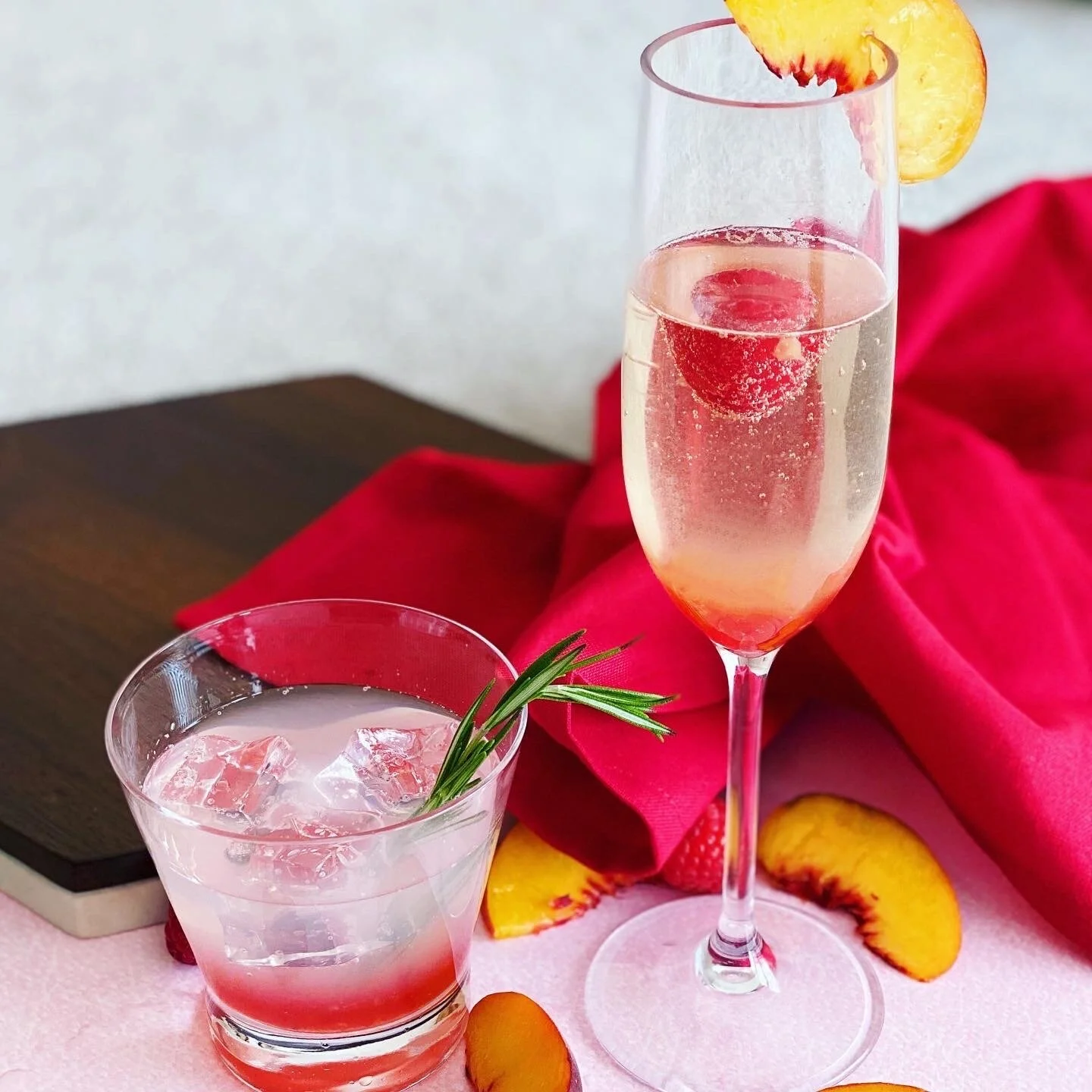 Use Peach Raspberry Simple Syrup to Upgrade Cocktails