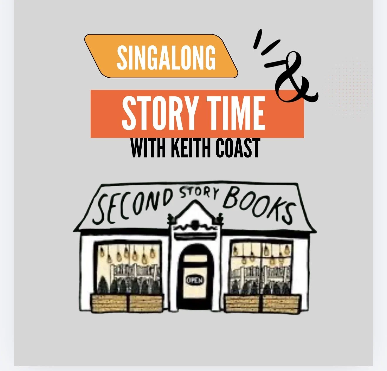 Singalong &amp; Story Time at Second Story Books!