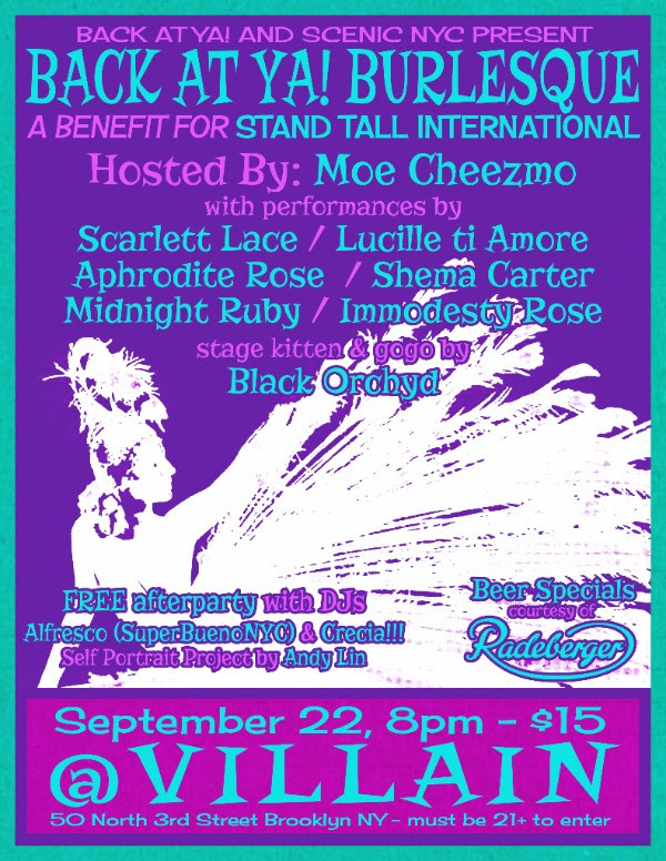 JOIN US WITH BACK AT YA! BURLESQUE Backsides for giving back! Be there Proceeds go to provide spinal surgeries for children in East Africa Get Your Tickets From New York, to Philadelphia, to the final Benefit Bash in Los Angeles, Stand Tall is going coast to coast in celebration of its One Year Anniversary! Keep an eye out over the next few weeks for updates and to RSVP. We want to see you there! Can't attend, but still want to help: Donate at http://www.standtallinternational.org/donate