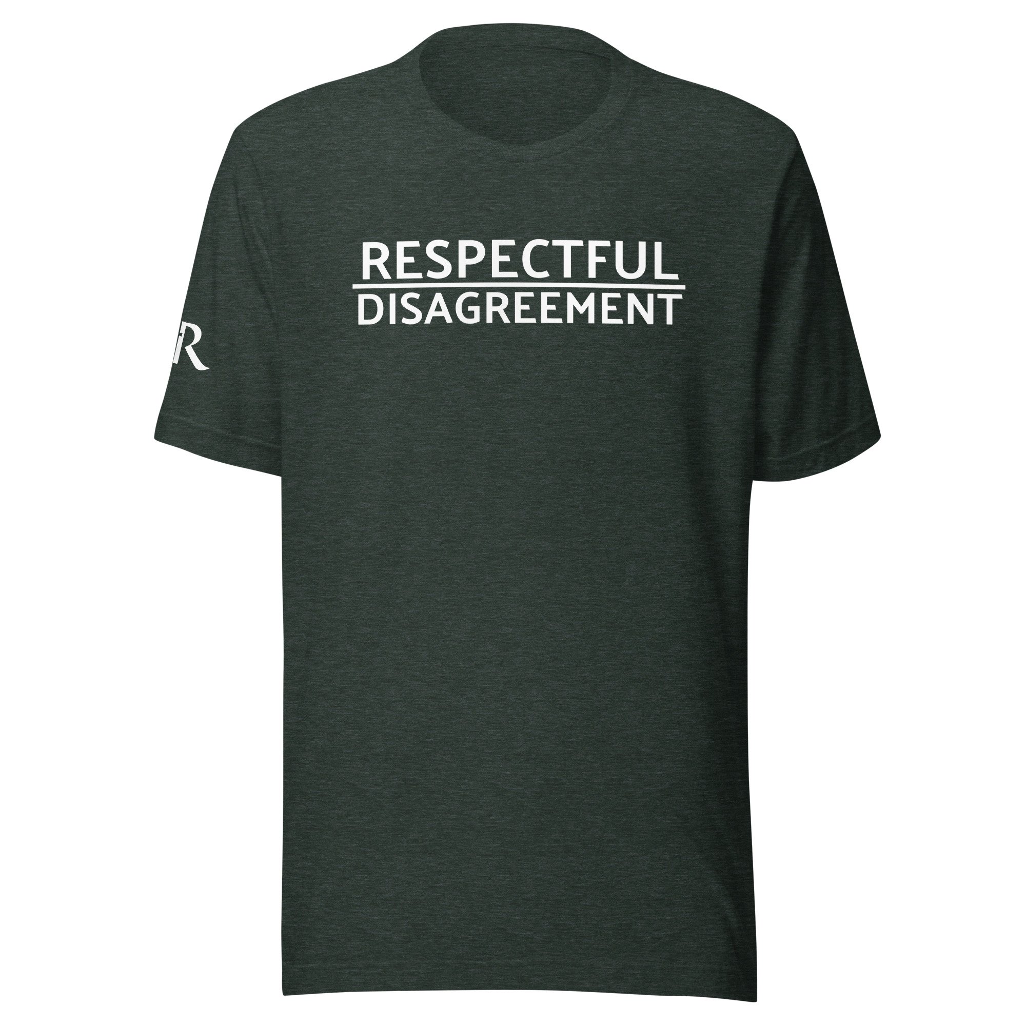 unisex-staple-t-shirt-heather-forest-front-6379a85b1edd5.jpg