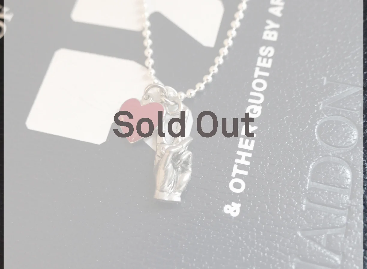 Peace and Love Unisex Necklace